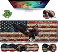 Ergonomic Keyboard Wrist Rest &amp Mouse Pad Wrist Rest SetLarge XL Gaming Desk Mat 31.5x 11.8Non-Slip BaseMemory FoamEasy Typing Pain Relief for Office &amp HomeMilitary Wall Graffiti USA Fl