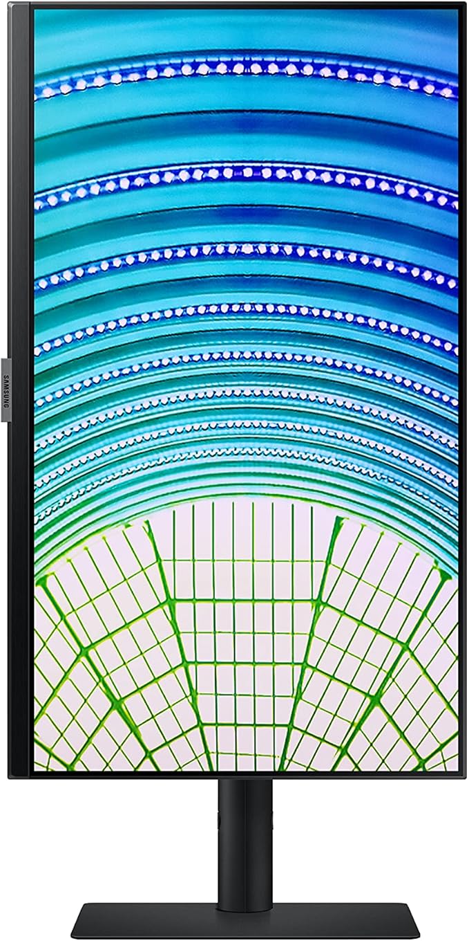 SAMSUNG 24 Inch QHD Computer Monitor 75Hz HDMI Monitor Vertical 1440p IPS Monitor HDR10 (1 Billion Colors) TUV-Certified Intelligent Eye Care S60A (LS24A600NWNXGO)