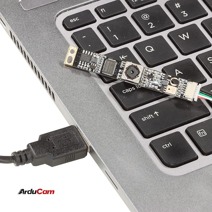 Arducam 5MP Autofocus USB Camera for Raspberry Pi and Computer 1/4” OV5648 USB2.0 Lightburn Camera Video Webcam with Microphone