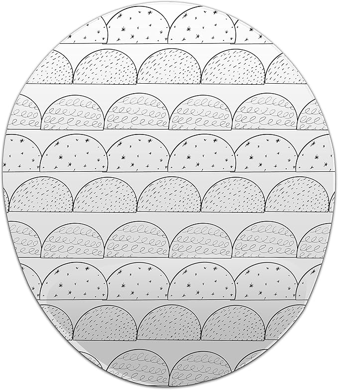 Ergonomic Mouse Pad with Wrist Rest Digital Printed Mouse Mat for Tendon Sheath Problems Non-Slip Base for Office and Home Size: 20 x 23 cm