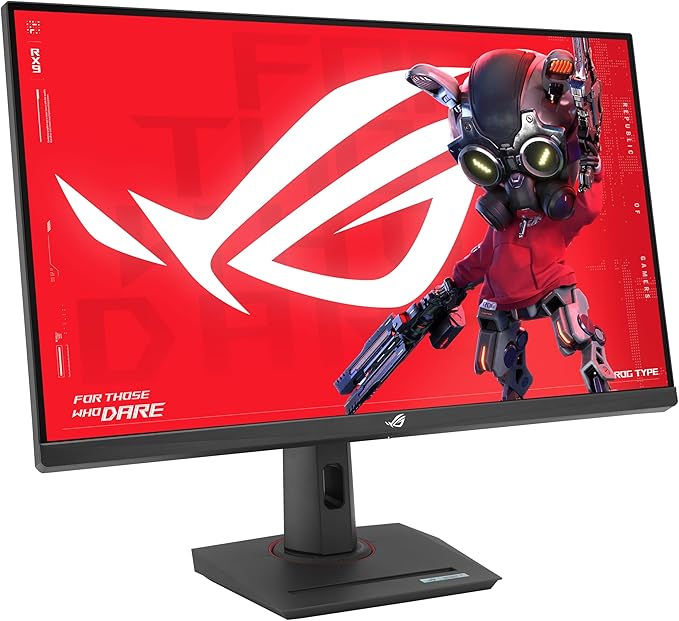 ASUS ROG Strix 32” 4K HDR Gaming Monitor (XG32UCG) – 3840x2160 Dual Mode (4K 160Hz/FHD 320Hz) 0.3ms Fast IPS Extreme Low Motion Blur Sync USB-C G-SYNC Compatible Tripod Socket 3 yr Warranty
