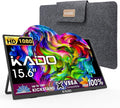 Kado 15.6 FHD Portable Monitor for Laptop 100% sRGB Second Display IPS 1920x1080 HDMI USB-C Laptop Screen Extender Carrying Sleeve 180° Kickstand for PC Mac Dex Tablet Xbox PS4/PS5 Switch
