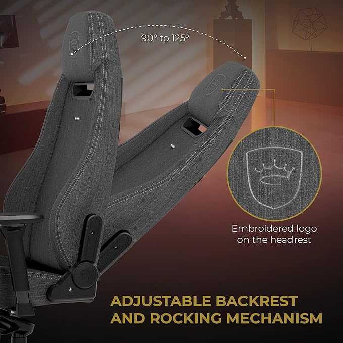 noblechairs Legend Ergonomic Gaming Chair Office Chair with Lumbar Support Fabric Anthracite Edition