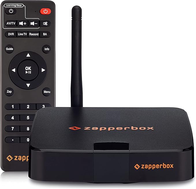 ZapperBox M1 ATSC 3.0 OTA Dual Tuner + DVR + Gateway with 4K HDR and Channel Guide