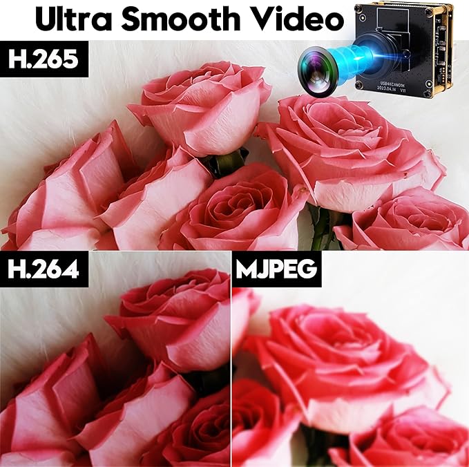 HDMI 4K Webcam - USB HDMI Simultaneous Output Streaming Camera - 2X Digital Zoom 180 Degree Fisheye Lens - PC Camera for Raspberry Pi Jetson Nano Laptop Online Teaching