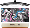 MPCO. Original Large Gaming Desk Mat – 36 x 17 Aeroglyde Strata Blue &amp Pink Full Desk Mouse Pad for Smooth Precision – Non-Slip Washable Extra-Large PC Mouse Pad for Gaming Sessions