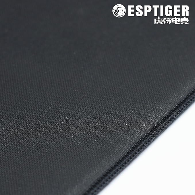 Mouse Pads EspTiger Po Ying (480 x 400 x 4mm) Standard Size Balance Precise Accuracy Control Smooth Large Cloth Gaming Mousepad - Black Wing Armor Design