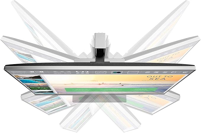 HP EliteDisplay E233 23-Inch Screen LED-Lit Monitor Silver (1FH46AA#ABA) (Renewed)