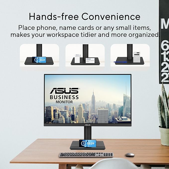 ASUS VA249QGS 24 Class Full HD LED Monitor - 16:9 - Black - 23.8 Viewable - in-Plane Switching (IPS) Technology - LED Backlight - 1920 x 1080-16.7 Million Colors - Adaptive Sync - 350 Nit - 1 ms -