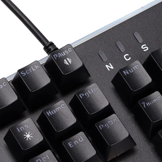 Gaming Keyboard USB Mechanical Keyboard 104 Keys Backlight Effects Computer Keyboard Wired Backlit Mechanical Gaming Keyboard for 2000//7/8/10