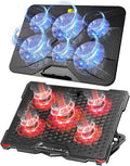 AICHESON S035 Red Laptop Cooler and 003 Blue Laptop Cooling Pad Set