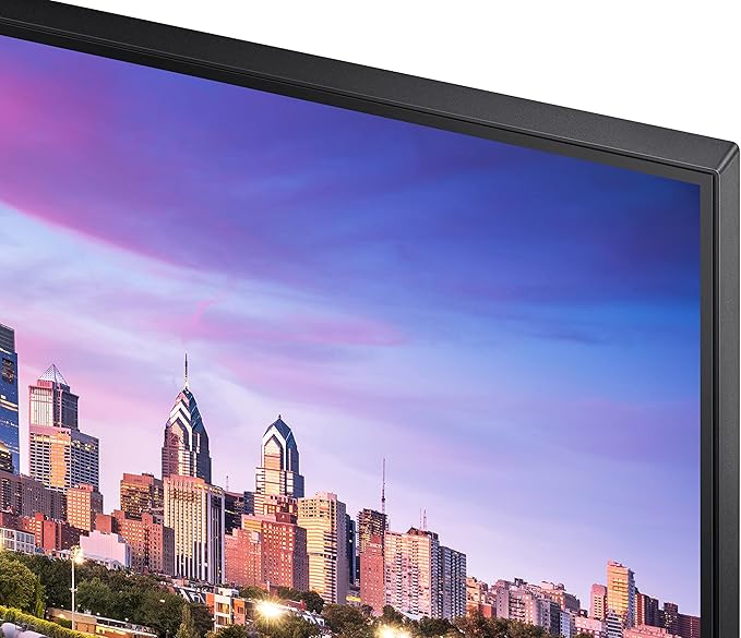 SAMSUNG FT45 Series 24-Inch WUXGA 1920 x 1200 Computer Monitor 75Hz IPS Panel HDMI DisplayPort DVI USB Hub Built-in Speakers Height Adjustable Stand 3 Yr WRNTY (LF24T454GYNXZA)Black