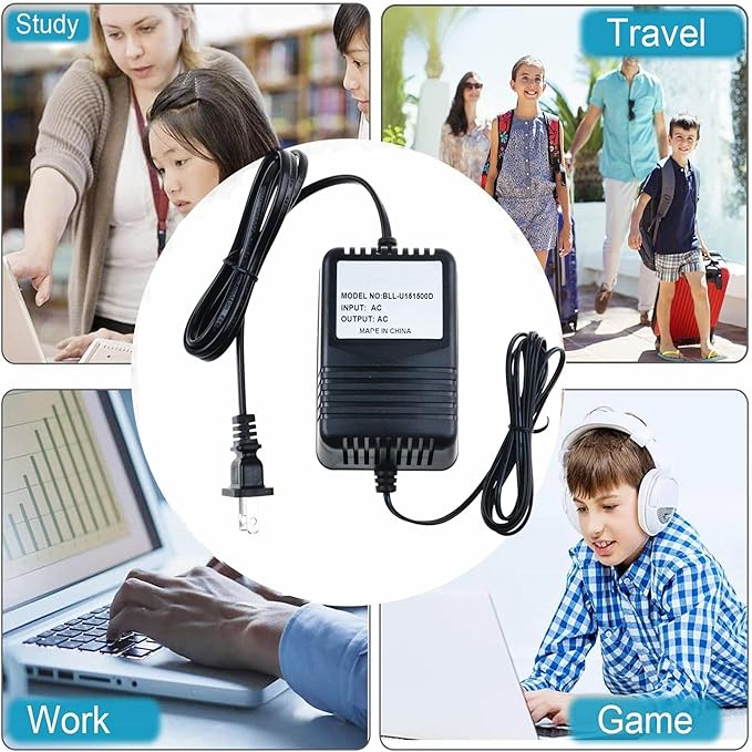AC/AC Adapter for X Rocker XRocker 521231 Game Gaming Chair AC10V 10VAC 10V - 12V 1A - 1.2A - 2A Direct Plug-in Class 2 Transformer Power Supply Cord Charger (with AC 10-12V Output)