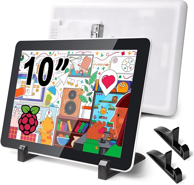 OSOYOO 10.1 Raspberry Pi DSI Touchscreen Display | 800×1280 IPS Capacitive Touch | High-Speed 2/4-Lane MIPI DSI | Easy Driver Setup | Supports Pi 5/4/3/2 | Portable All-in-One Workstation