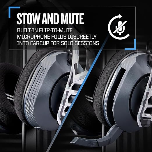 RIG 600 PRO HS Dual Wireless Multiplatform Gaming Headset with 2.4GHz/Bluetooth for PlayStation PS4 PS5 Nintendo Switch Switch 2 PC USB Steam Deck Android iPhone - Arctic Camo