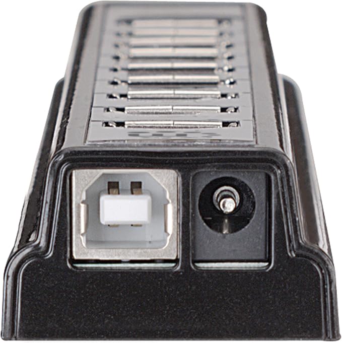 Manhattan Hi-Speed USB Desktop Hub with 10 Ports Bus Power and 1.5/12/480 Mbps (161572)