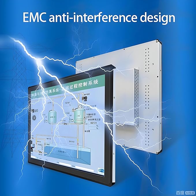 27 Inch Open Frame Capacitive Touchscreen Monitor1920x1080 Resolution 16:9 Aspect Ratio WaterproofVESA+Panel Mount for Kiosk Automation POSVendingHMI and Digital Signage 7x24h Work