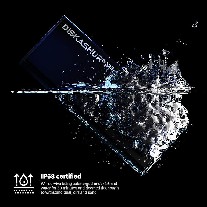 iStorage diskAshur M2 240GB | PIN authenticated Hardware encrypted USB 3.2 Portable SSD | Ultra-Fast | FIPS Compliant | Rugged &amp Portable
