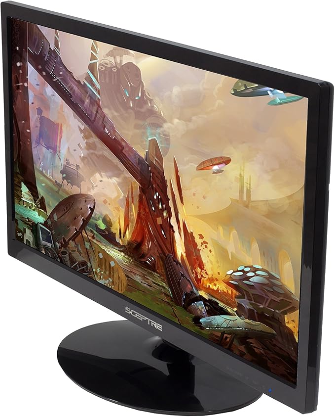 Sceptre 22 Inch LED Monitor 1080p 75Hz 99% sRGB Build-in Speakers HDMI x2 VGA Machine Black