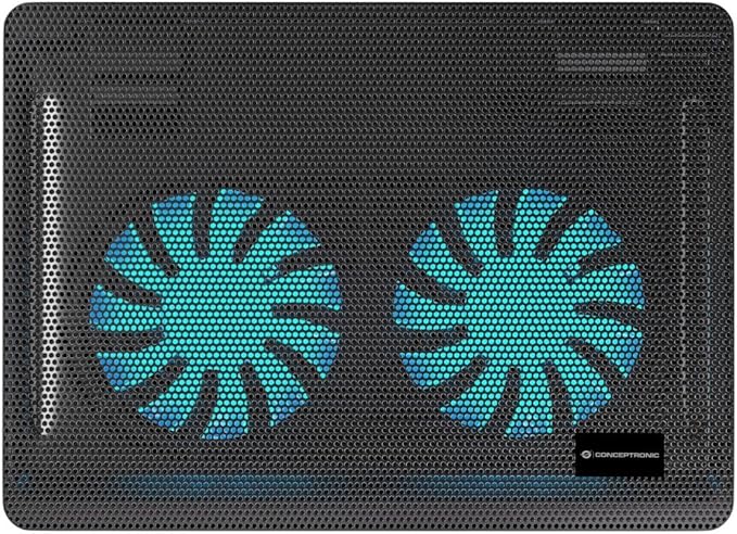 Conceptronic CNBCOOLPAD2F 2-Fan Laptop Cooling Pad