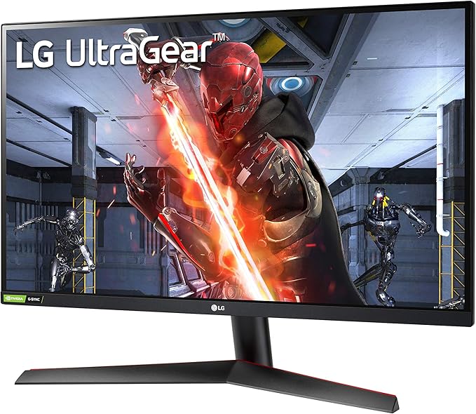 LG 27GN600-B Ultragear 27 IPS LED FHD G-Sync Compatible Monitor with HDR (DisplayPort HDMI) - Black