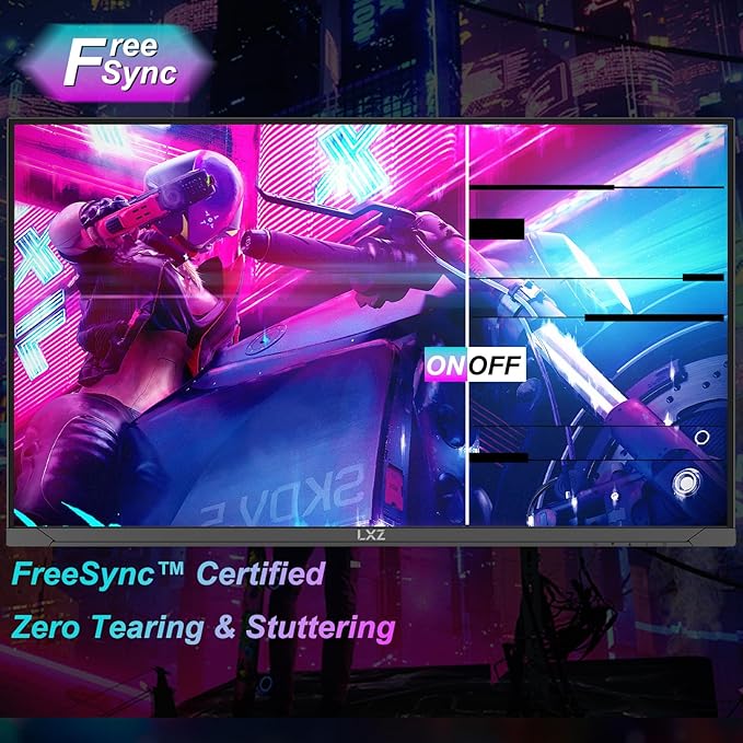 LXZ 32 4K Monitor UHD 3840 x 2160 VA Panel AMD FreeSync Premium 178° Viewing Angle 100% sRGB 3500:1 Contrast Ratio Compatible with Wall mounting 75 x 75MM