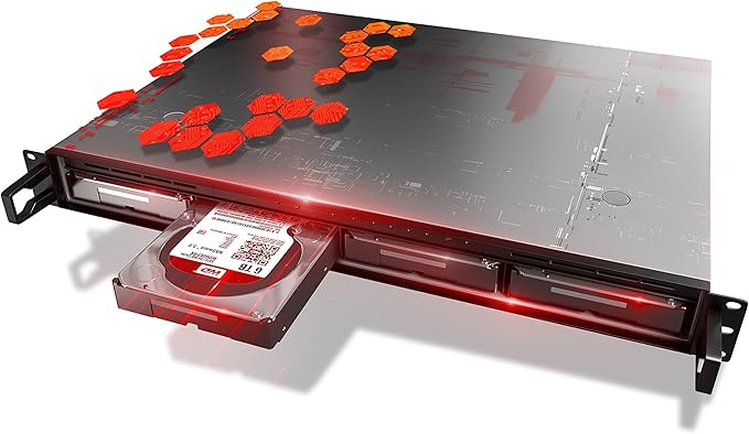 WD Red 8TB NAS Hard Disk Drive - 5400 RPM Class SATA 6 Gb/s 128MB Cache 3.5 Inch - WD80EFZX