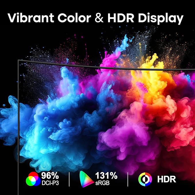 Amzfast 34 Inch UltraWide Curved Monitor 200Hz UWQHD 3440x1440 Gaming Monitor 1ms G-SYNC Compatible 1500R PIP/PBP 131% sRGB Tilt/Swivel/Height AdjustableTÜV Rheinland HDMI 2.1 x 2 &amp DP 1.4