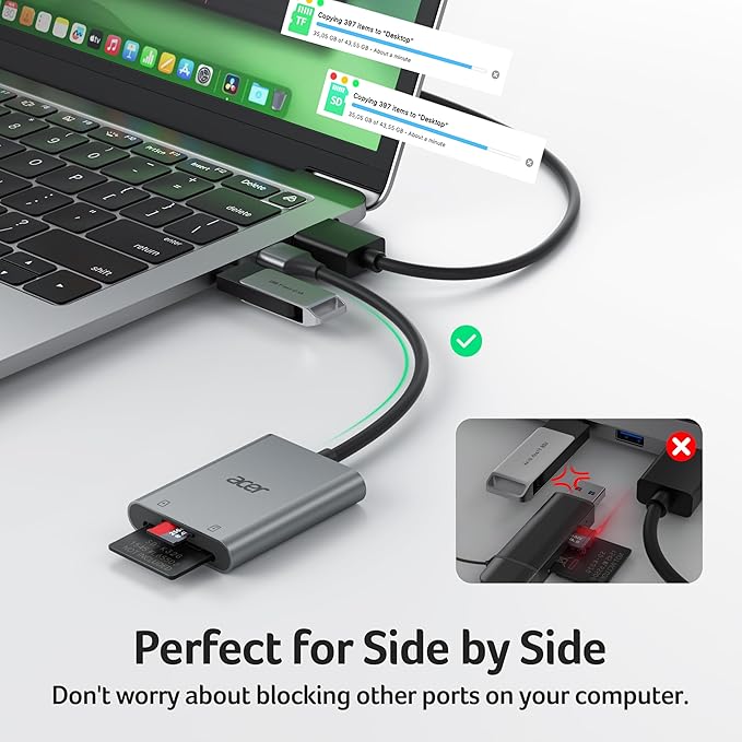 5 in 1 USB C Hub Bundle with 2 in 1 USB SD Card Reader