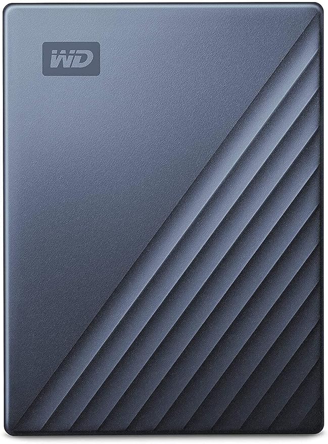 WD 2TB My Passport Ultra Blue Portable External Hard Drive USB-C - WDBC3C0020BBL-WESN (Renewed)