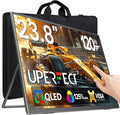 UPERFECT 24 120Hz QLED Portable Touchscreen Monitor 1080P 125% sRGB 400Nits w/Stand &amp VESA HDMI USB-C Travel Monitor for Laptop/Gaming Devices/Phone/Mini PC External Second Screen for Gaming &a