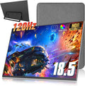 18.5 inch Portable Monitor + Sleeve 120Hz 1080P100% sRGB FHD HDR USB HDMI with VESA Ultra Slim Portable Laptop Office Monitorfor Computer Switch Phone Game Devices