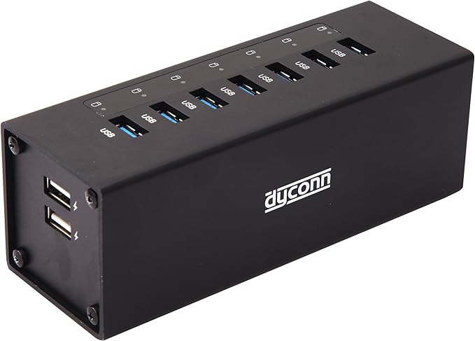 Power Hub SuperSpeed 9-Port 2-5A Charging Only Industrial Grade USB 3.0 Hub (HUBC7B)