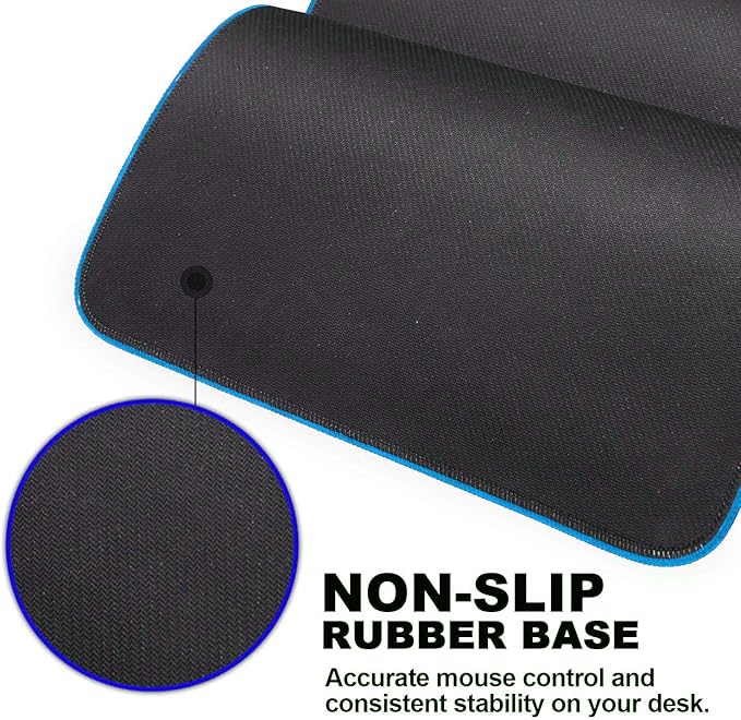Extended RGB Gaming Mouse Pad Extra Large Gaming Mouse Mat for Gamer Waterproof Office Desktop Mat with 10 Lighting Mode for PC Computer RGB Keyboard Mouse - 31.5'' x 15 x 4mm(Map)