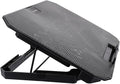 Practical Laptop Radiator Cooling Stand for Notebooks Portable Laptop Cooler with Dissipation Quiet Design for Gaming and Work Use Lightweight Black Riser