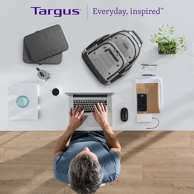 Targus Wireless Bluetooth Mouse for PC/Mac Multi-Device Connectivity Protection Laptop/Computer Mouse Blue (PMB58202GL)