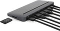 Henge Docks Stone - USB-C Multi-Port Desktop Hub for MacBook - Mini DisplayPort Ethernet Power Supply 3 USB SD Card Headphone/Speaker Connections
