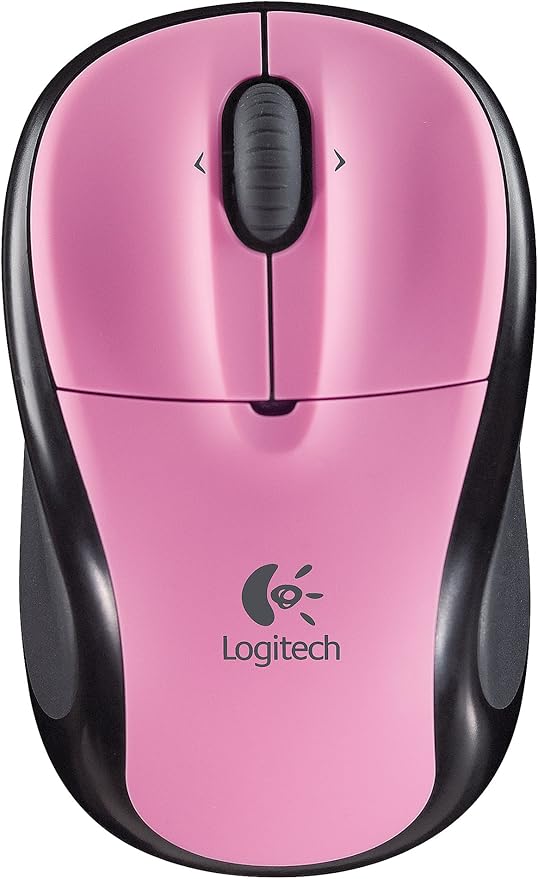 Logitech V220 Cordless Optical Mouse for Notebooks (Rose Pink)