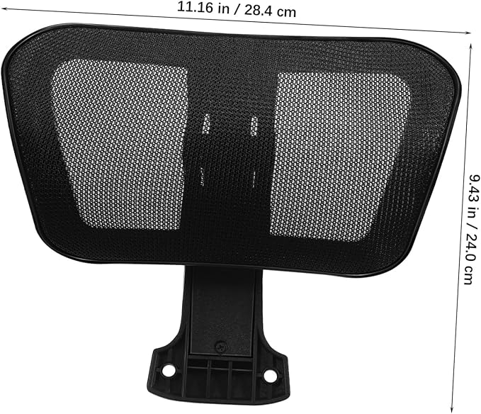 Office Chair Headrest Pillow Mesh Computer Chair Headrest Attachment Neck Support Height Adjustable for Comfortable Use