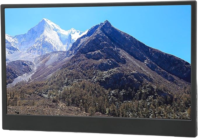 13 Inch Portable Monitor 1920x1080P IPS Full View Ultra Thin with Protective Case - HDR Technology Split Screen Support for Work and Entertainment