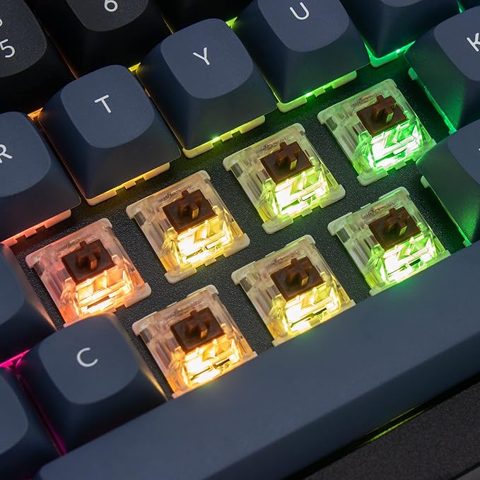Keychron Q4 Wired Custom Mechanical Keyboard 60% Layout QMK/VIA Programmable Macro with Hot-swappable Gateron G Pro Brown Switch Double Gasket Compatible with Mac Windows Linux (Black)