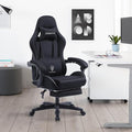 Dowinx 5TE8 Gaming Chair Fabric with Pocket Spring Cushion Massage Game Chair Cloth with Headrest Ergonomic Computer Chair with Footrest 290LBS