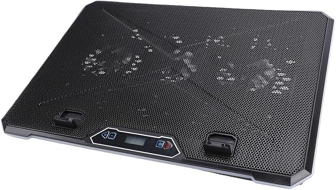 JTLB Gaming Laptop Cooling Pad 8 Levels Height Adjustable 2 USB Ports RGB Lights 12-19 Inch Laptop Cooler with 3C Adapter (13 Fans)
