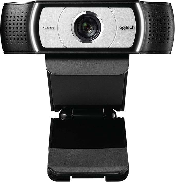 Logitech C930e 1080P HD Video Webcam - 90-Degree Extended View Microsoft Lync 2013 and Skype Certified - Black