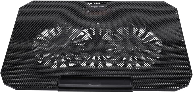 COHEALI Quiet USB-Powered Laptop Radiator Cooler Stand for Notebooks Portable Metal Mesh Cooling Pad with Efficient Heat Dissipation Lightweight Design for Enhanced Laptop Performance