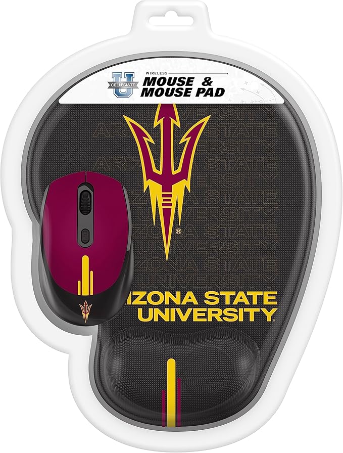 SOAR NCAA Unisex Wireless Mouse and Mouse Pad