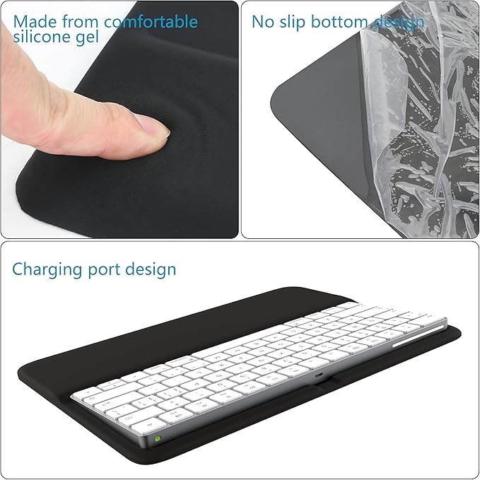 HONKID Wrist Rest for Magic Keyboard 2 (MLA22LL/A A1644) and Magic Keyboard with Touch ID(MK293LL/A) Magic Keyboard Stand Pad to Relief Pain