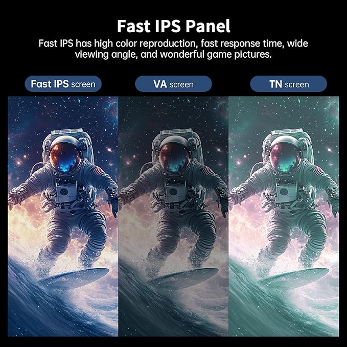 KTC 24.5 Inch 400Hz Gaming Monitor FHD 1080P 240Hz Computer Monitor Fast IPS FreeSync/G-Sync Compatible HDR400 DisplayPort x2 HDMI x2 VESA Tilt AdjustableH25X7