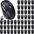 Macarrie 8 Pack Wireless Mouse for Laptop 1200dpi Wireless Computer Mouse Bulk with 6 Buttons Included USB Receiver Compatible with Windows Pc Computer