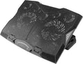 Laptop Cooling Pad 3400RPM 5 Height Levels 11 Fan Laptop Cooler for Computer PC Notebook Gaming Laptop Fan Multi Angle Adjustment Laptop Cooling Stand Laptop Accessories